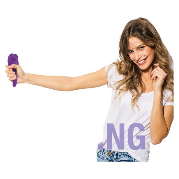 FEELZTOYS Femmegasm - Rechargeable 2-in-1 Clit Vibrator (Purple)