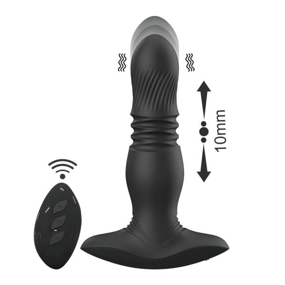 Aixiasia Roy - Wireless Rechargeable Anal Vibrator (Black)