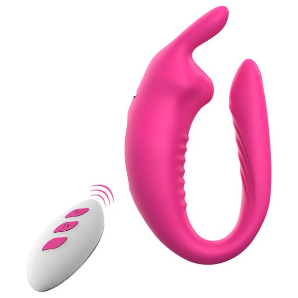 Aixiasia Hera - Wireless Rechargeable Couple's Vibrator (Pink)