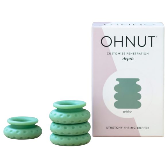 Ohnut - Adjustable Penetration Rings - 4-Piece Set (Green)