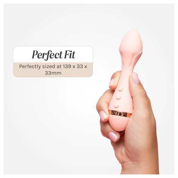 Vush Fleur - rechargeable, waterproof massaging vibrator (pink)