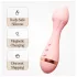 Vush Fleur - rechargeable, waterproof massaging vibrator (pink)