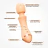 Vush Majesty 2 - Rechargeable, Waterproof Massager Vibrator (Orange)