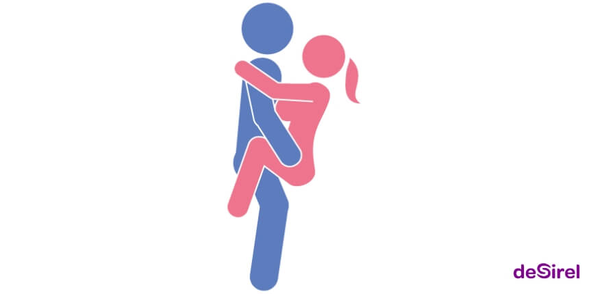 The Monkey advanced standing sex position for couples | Desirel.ie Sexshop