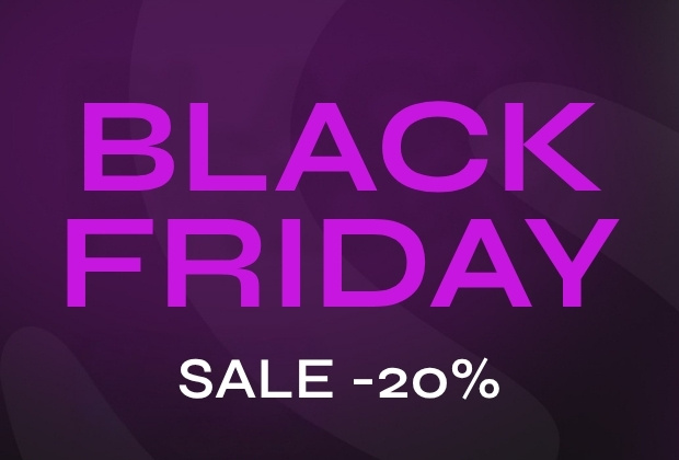 Black Friday: Shop now with 20% discount