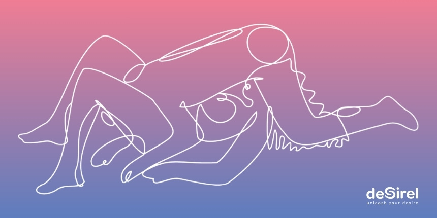 Couple in 69 sex position | Desirel sex shop