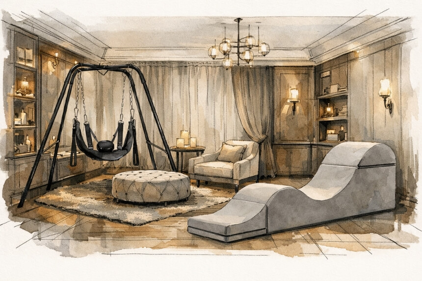 Sex room design ideas and adult playroom layout - Desirel.ie Sex Shop Ireland