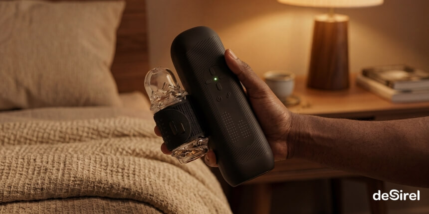The Handy 1.1, The Handy 2 and The Handy 2 Pro smart masturbators side by side comparison | Desirel.ie Sex Shop